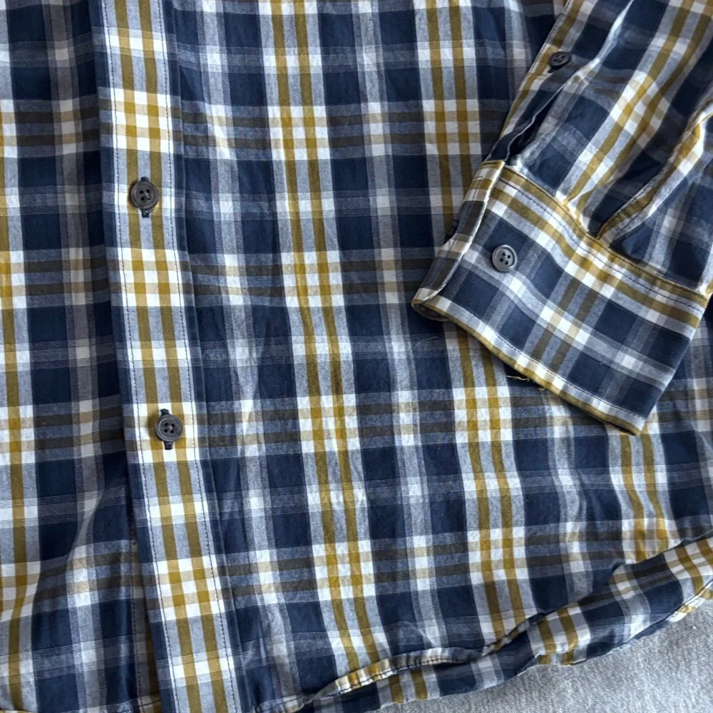 Men's Banana Republic Plaid Long Sleeve Button Down Shirt Size XL - Picture 5 of 5